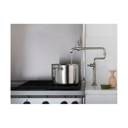 Pot Filler Kitchen Sink Faucet, Vibrant Stainless Steel