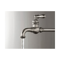 Pot Filler Kitchen Sink Faucet, Vibrant Stainless Steel