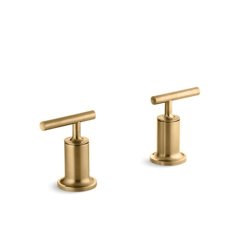 Purist - Bath Valve Trim with (2) Lever - Bath or Deck Mount