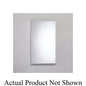Robern® PLM2430BLE Flat Top Medicine Cabinet With Safeseal™ Gasket and Interior Polished Edge Mirror, PL Series, 24 in OAW x 30 in OAH, Rust Free Aluminum, Black