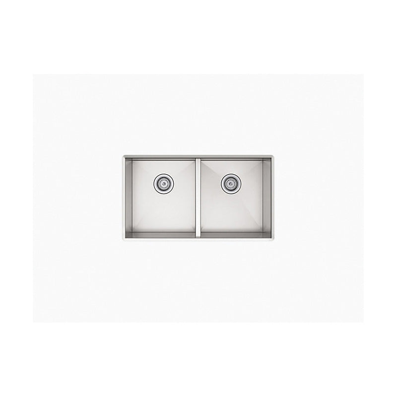 Lyric - 32" Kitchen Sink - Undermount - Double Bowl