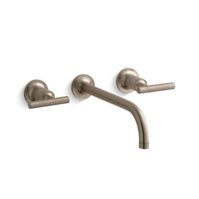 Widespread Bathroom Sink Faucet, Purist, 9-1/2 in