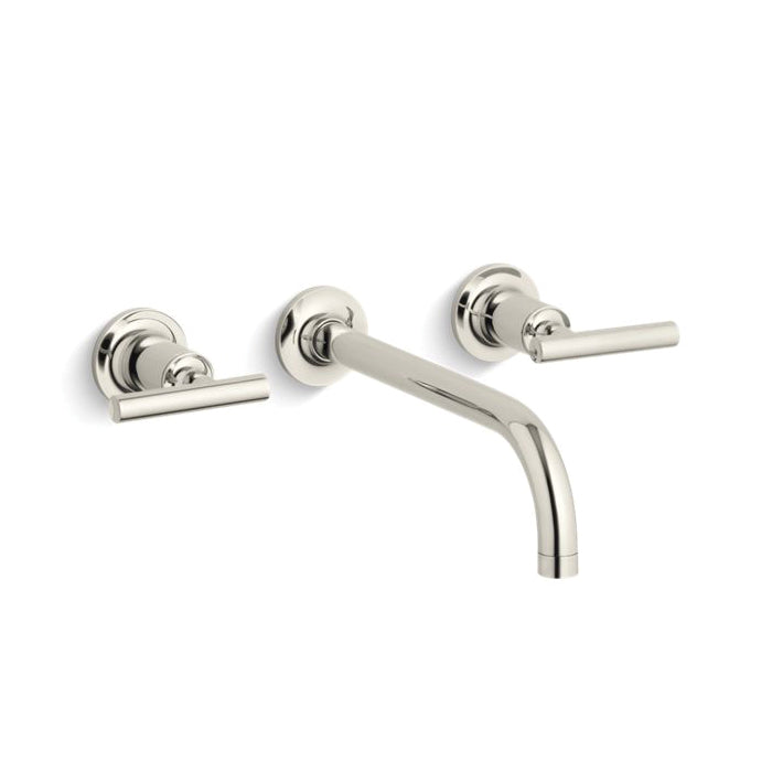 Widespread Bathroom Sink Faucet, Purist, 9-1/2 in
