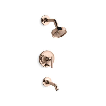 Bath/Shower Faucet Trim Set, Vibrant Brushed Nickel, Brass