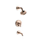 Bath/Shower Faucet Trim Set, Vibrant Brushed Nickel, Brass