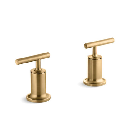 Purist - Bath Valve Trim with (2) Lever - Bath or Deck Mount