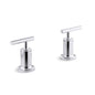 Purist - Bath Valve Trim with (2) Lever - Bath or Deck Mount