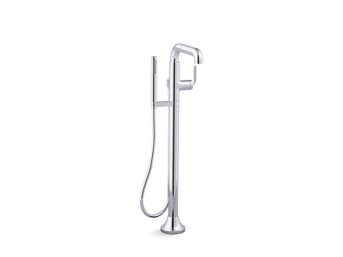 Tone - Floor Mount Bath Filler Trim with - 7.5 GPM
