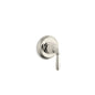 Devonshire Transfer Valve Trim, Vibrant Polished Brass
