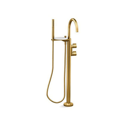 Components - Floor Mount Bath Filler Trim - 8 GPM