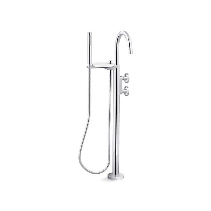 Components - Contemporary Bath Filler Trim - 8 GPM
