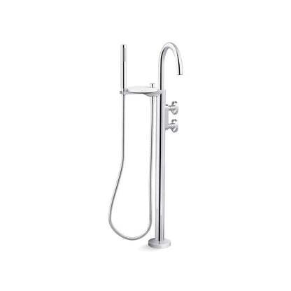 Components - Contemporary Bath Filler Trim - 8 GPM