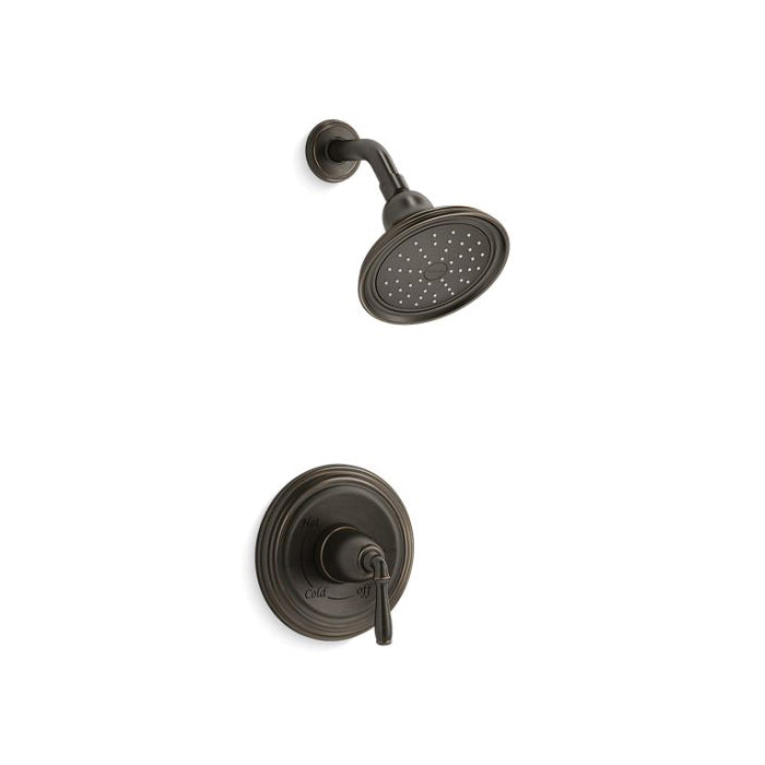 Devonshire Rite-Temp Shower Trim, Polished Brass