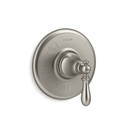 Artifacts Rite-Temp Valve Trim, Brass, Wall