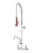 Krowne® DX-109 Diamond Faucet, 1.15 gpm Flow Rate, 8 in Center, Swing Spout, Polish Satin