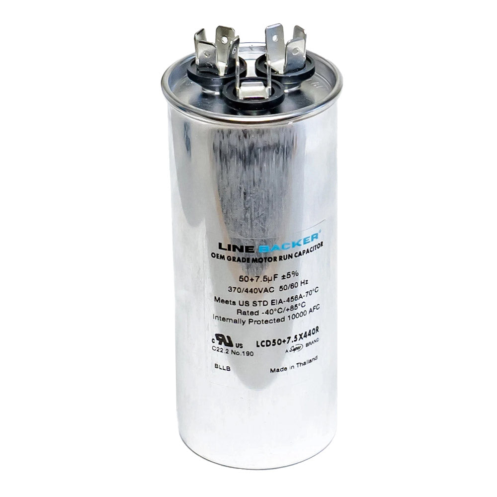 ROUND DUAL RUN CAPACITOR 50/7.