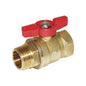 LEGEND 101-531 T-900MxF-T Mini Ball Valve, 1/4 in Nominal, MNPT x FNPT End Style, Brass Body, Standard Port, TFM/PTFE Softgoods, Import