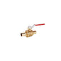 LEGEND 101-585NL T-806NL Ball Valve, 1/2 in Nominal, PEX End Style, Brass Body, Full Port, PTFE/Fluorocarbon Softgoods, Import