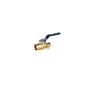 T-2007NL - 1/2" Ball Valve with Drain - Brass - PEX