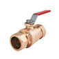 LEGEND 101-645NL T-1009NL Ball Valve, 1 in Nominal, C End Style, Brass Body, Full Port, TFM/PTFE Softgoods, Import