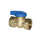 LEGEND Blue Top™ 102-103 T-3000 1-Piece Ball Valve With Handle, 1/2 in Nominal, FNPT End Style, Forged Brass Body, NBR Softgoods, Import