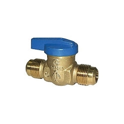 T-3000 - 3/8" 1-Piece Ball Valve - Brass - Flare