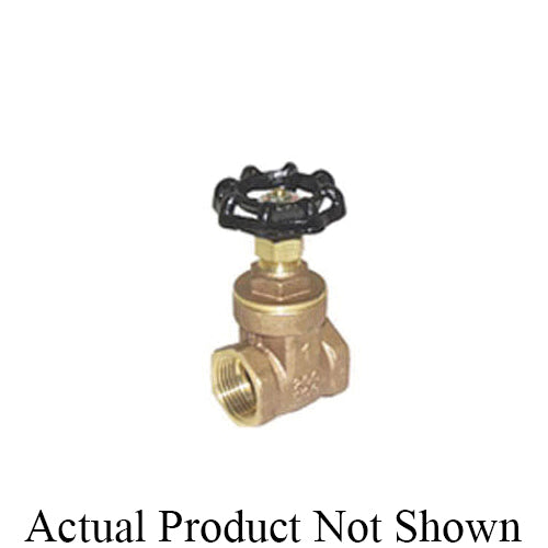 T-401NL - 1/2" Gate Valve - Cast Brass - FNPT