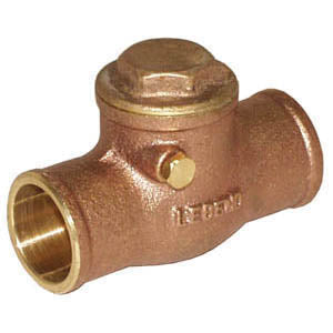 S-451NL - 1" Swing Check Valve - Cast Brass