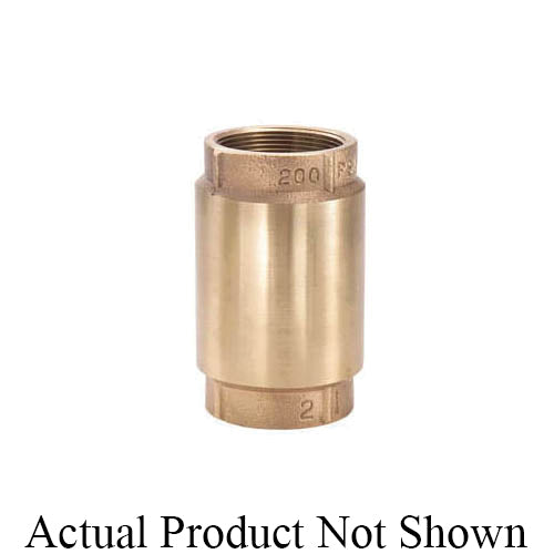 T-450NL - 1-1/4" In-Line Check Valve - Bronze - FNPT