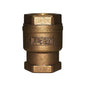 T-455NL - 1" In-Line Check Valve - Bronze - FNPT