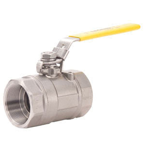 T-715 - 1" 2-Piece Ball Valve with Lock Handle - FNPT