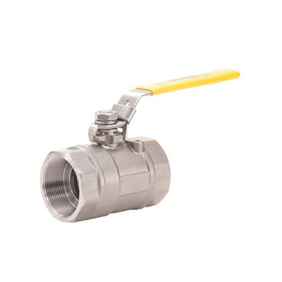 T-715 - 1" 2-Piece Ball Valve with Lock Handle - FNPT