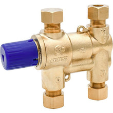 LEGEND 115-282NL T-47NL No Lead Thermostatic Mixing Valve, 3/8 in Nominal, 150 psi Pressure, 0.25, 3.2 gpm Flow, Brass Body