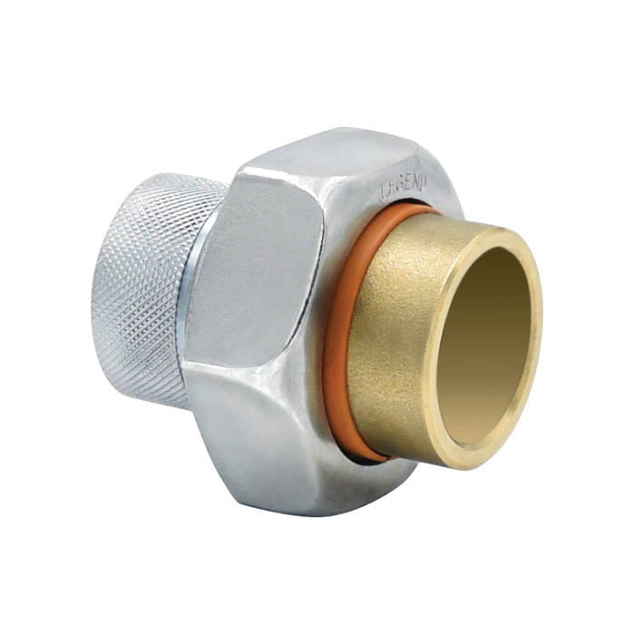 LEGEND 301-103NL T-571NL Dielectric Union, 1/2 in Nominal, FNPT x Solder End Style, Forged Carbon Steel, Import