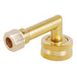 LEGEND 302-210NL Dishwasher Connector Elbow, 3/8 in OD x 3/4 in Female Garden Hose Thread
