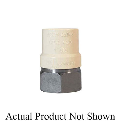 3/4" Pipe Adapter - 304 Stainless Steel - FNPT x CPVC