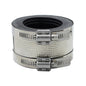 4 x 3" Shielded Reducing Coupling - Stainless Steel - No-Hub