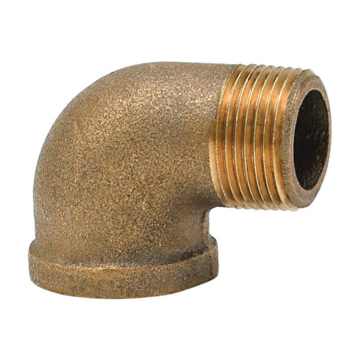 3/8" Lead Free Street Elbow - Bronze - Thread