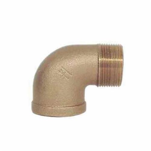 LEGEND 310-044NL Lead Free Street Elbow, 3/4 in Nominal, MNPT x FNPT End Style, 125 lb, Bronze, Import