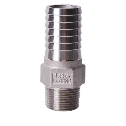 1" Adapter - 304 Stainless Steel - Insert x MNPT