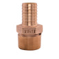LEGEND 312-014 Reducing Adapter, 1 x 3/4 in Nominal, Insert x MNPT End Style, Cast Bronze, Import