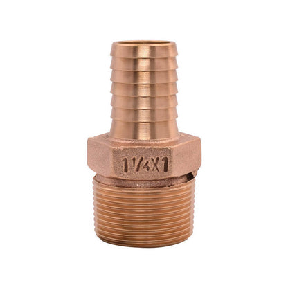 1 x 1-1/4" Reducing Adapter - Cast Bronze - Insert x MNPT