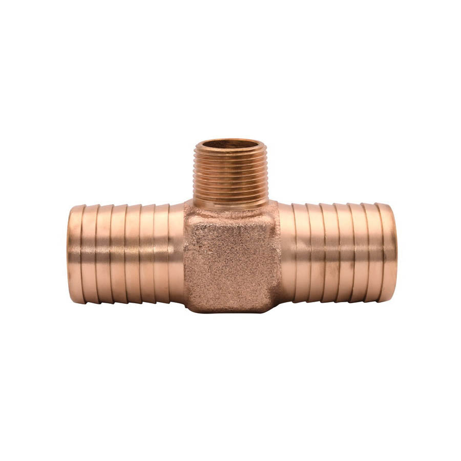 1 x 1 x 3/4" Hydrant Reducing Tee - Bronze