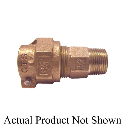 T-4300NL - 1" Pack Joint Coupling - Bronze