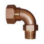 LEGEND 313-344NL T-4432NL 90 deg Elbow, 3/4 in Nominal, Compression (CTS) x MNPT End Style, Bronze, Import