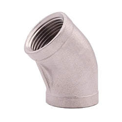 LEGEND 404-025 Elbow, 1 in Nominal, Thread End Style, 304 Stainless Steel, Import