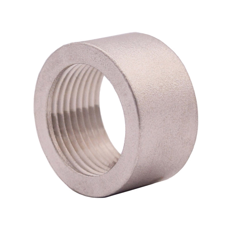 1/2" 404-283 Half Coupling - 304 Stainless Steel - Thread