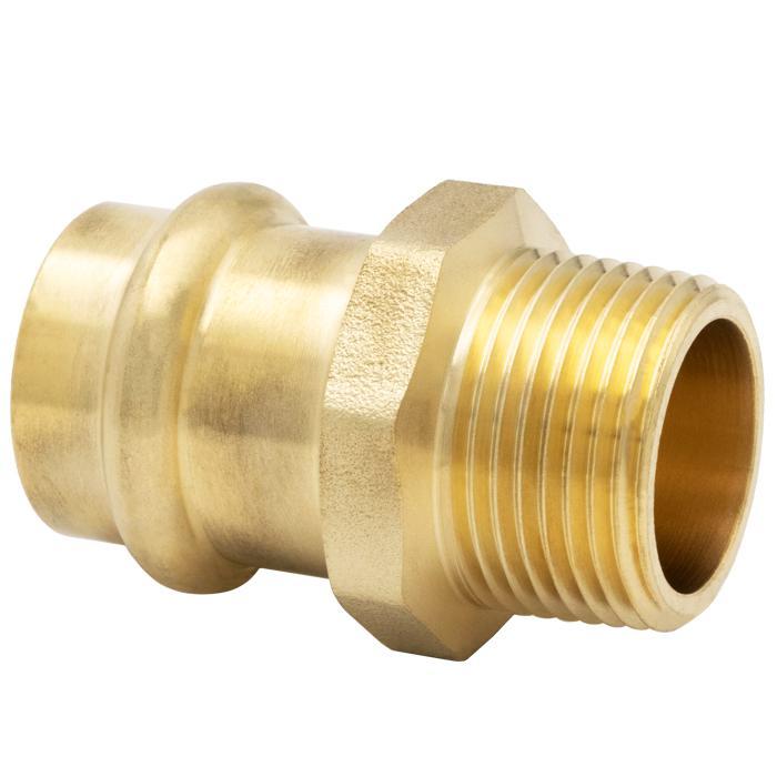 1-1/4" Adapter - Brass - Press x MNPT