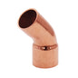 LEGEND 450-067 606-2 Street Elbow, 1-1/2 in Nominal, Solder x Fitting End Style, Wrot Copper, Import