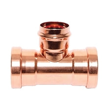 LEGEND 450-297P Reducing Tee, 2-1/2 x 2 x 2-1/2 in Nominal, Large Press End Style, Copper, Import